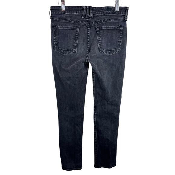 Kut From The Kloth Cotton Blend Black Mid Rise Skinny Jeans Size 6 - Picture 2 of 6
